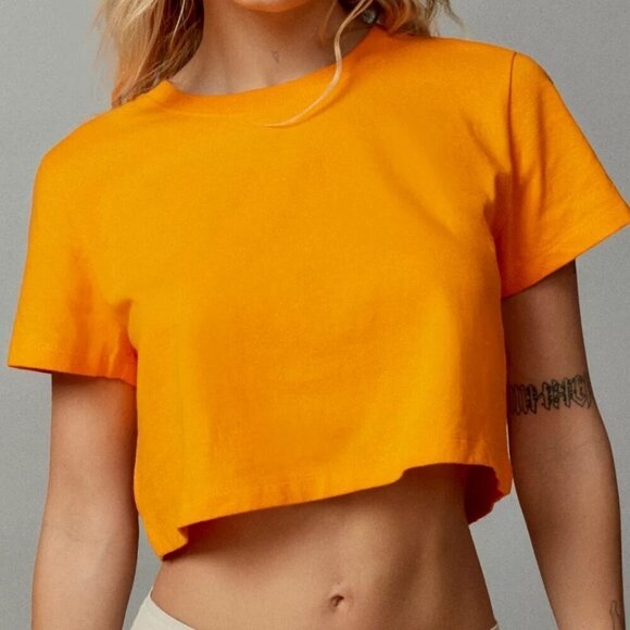 NWT Urban Outfitters Best Friend Easy Fit Orange Tee - Picture 7 of 7